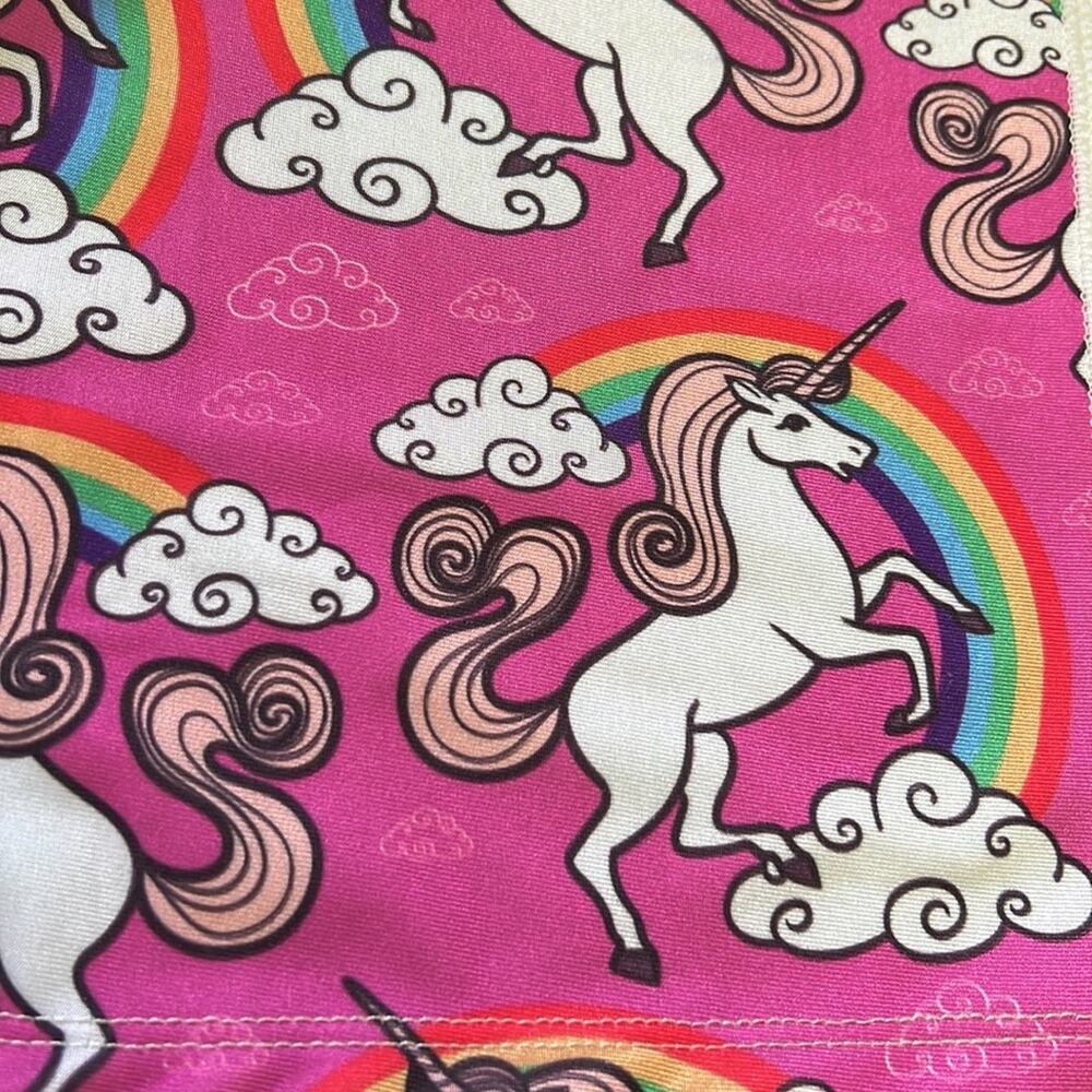 5 for $20 Oxstar 6-7Y Pink Long Sleeve Unicorn Dri-Fit Style Tee - Picture 8 of 9